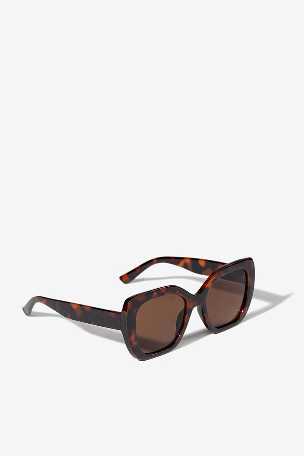 Womensecret Square sunglasses marron