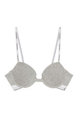 Calvin Klein Soutien acolchoado bege