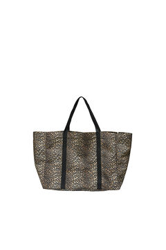 Only Bolso tote bag de leopardo beige