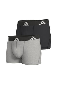 Adidas Pacote de 2 boxers de algod&atilde;o Active Flex
