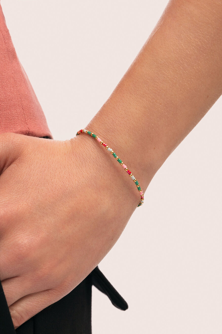 Pulsera Vidal Colors Acero Baño Oro