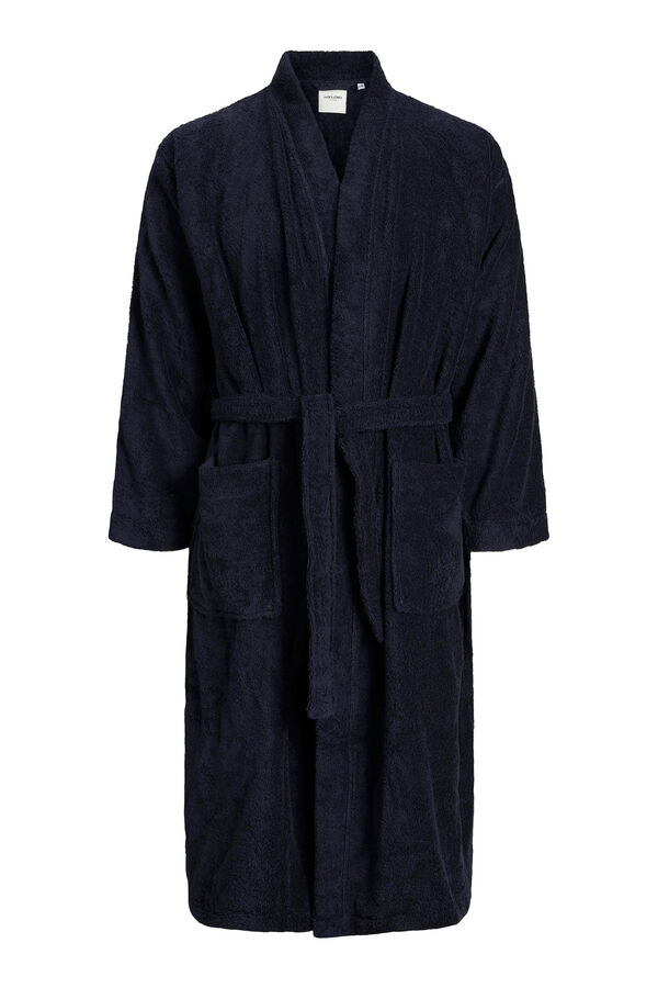 Jack & Jones Terry bathrobe blue