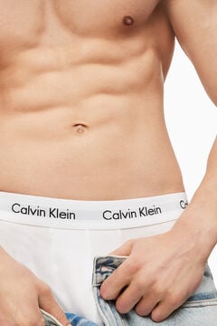Womensecret Pack de 3 boxers de algodão com cós da Calvin Klein branco