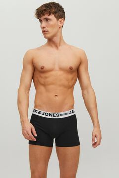 Jack & Jones Pack 3 boxers em algod&atilde;o