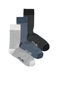 Jack & Jones Pack calcetines algod&oacute;n canal&eacute;