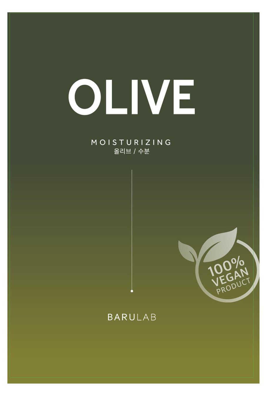 Mascarilla de tejido con extracto de oliva