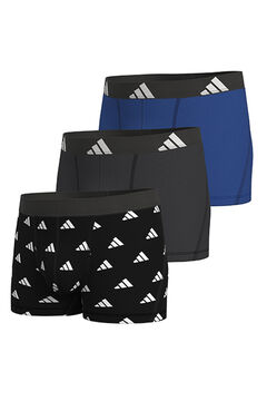 Adidas Pacote com 3 boxers de algod&atilde;o Active Flex 