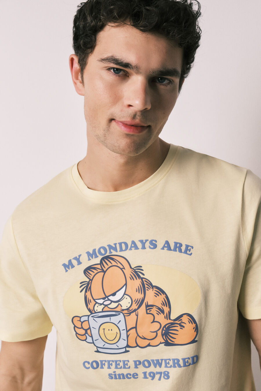 Pijama corto hombre 100% algodón Garfield