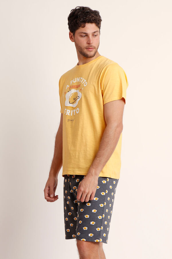 Mr. Wonderful Pijama curto masculino frito Mr Wonderful estampado