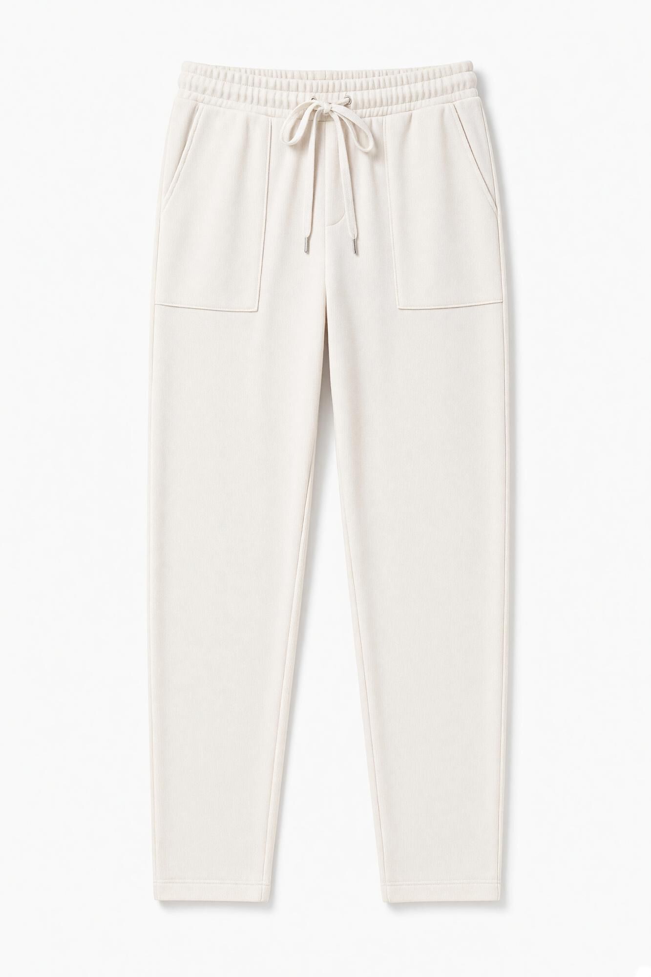 Women'secret Bele duge pantalone od somota