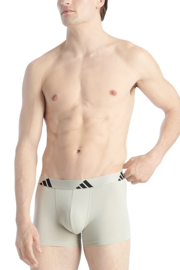 Adidas Pack of 3 Active Flex cotton boxers  grey