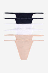 Women'secret Pakovanje od 6 pari tangica s trakom od mikrovlakna Print