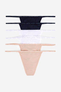 Women'secret Pakovanje od 6 pari tangica s trakom od mikrovlakna