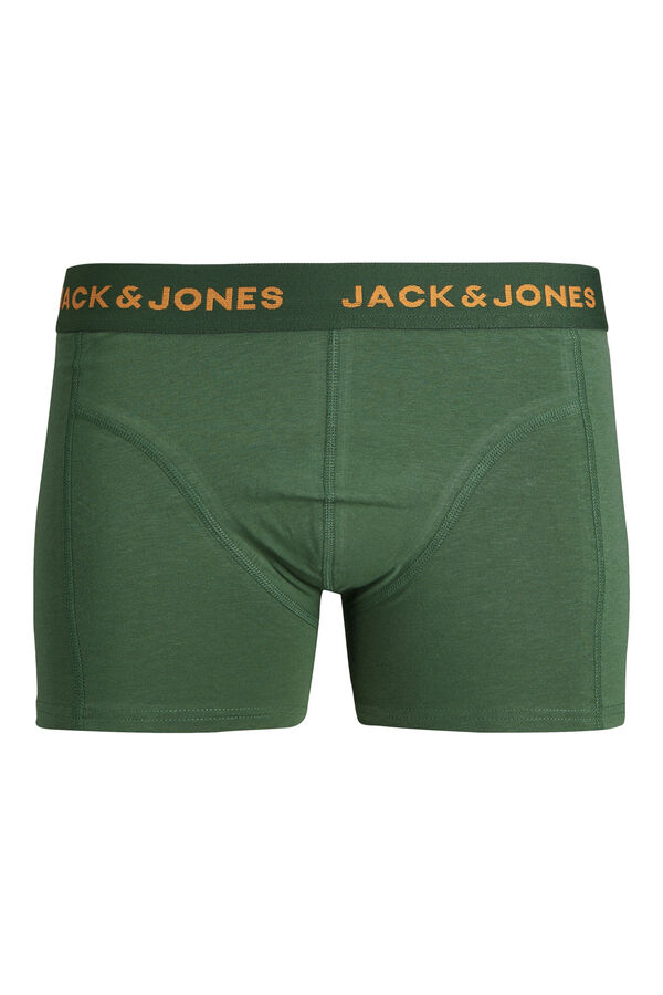 Jack & Jones Pack 3 boxers algod&oacute;n verde