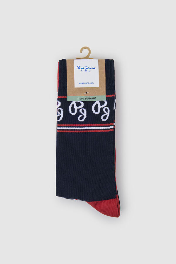 Pepe Jeans Pack of 3 sports socks red