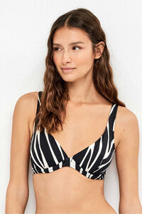 Gisela Top bikini capacidad sin foam animal print