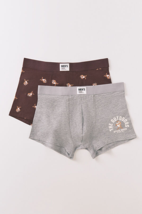 Women'secret Paket od 2 komada pamučnih gaća "Taz" Bordo