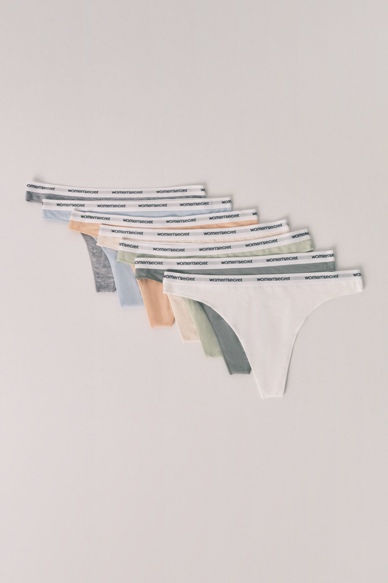 Women'secret Pack 7 tangas algod&oacute;n lisas logo