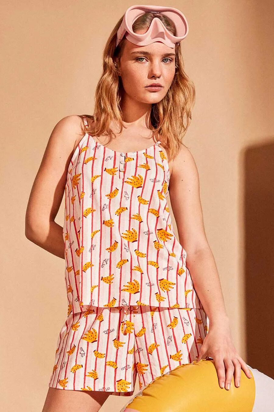 Pijama print frutas colección Frida