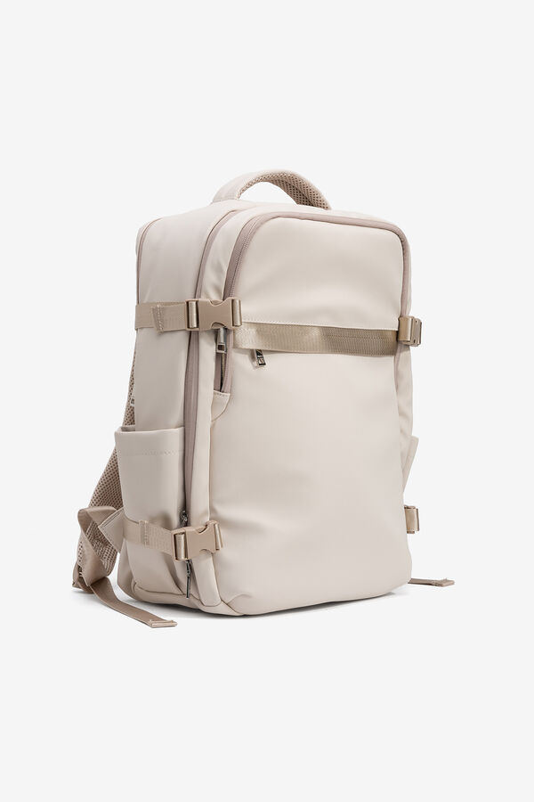Vilanova Mochila Weekend Acolchada beige