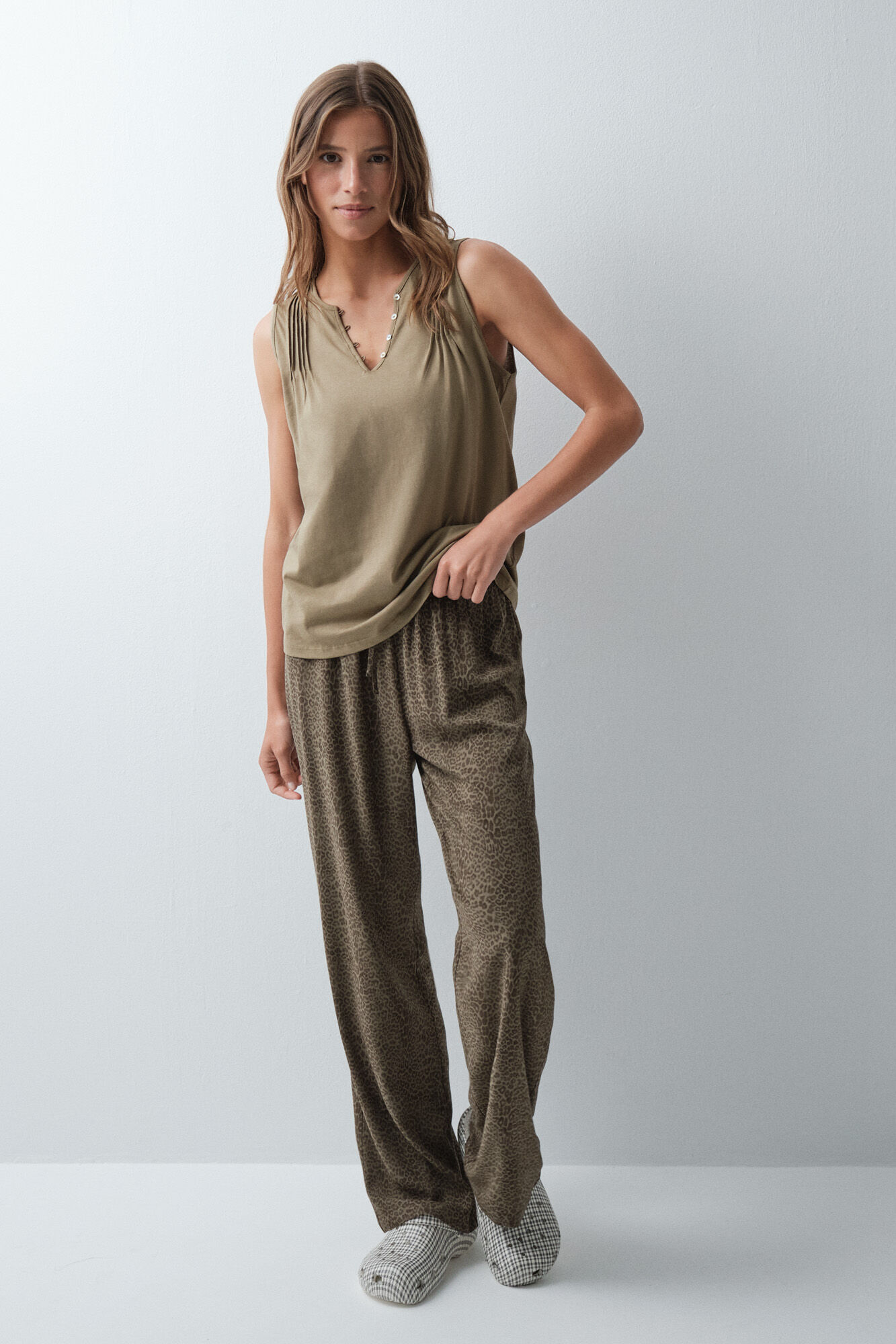 Women'secret Pantalone dugih nogavica sa životinjskim printom
