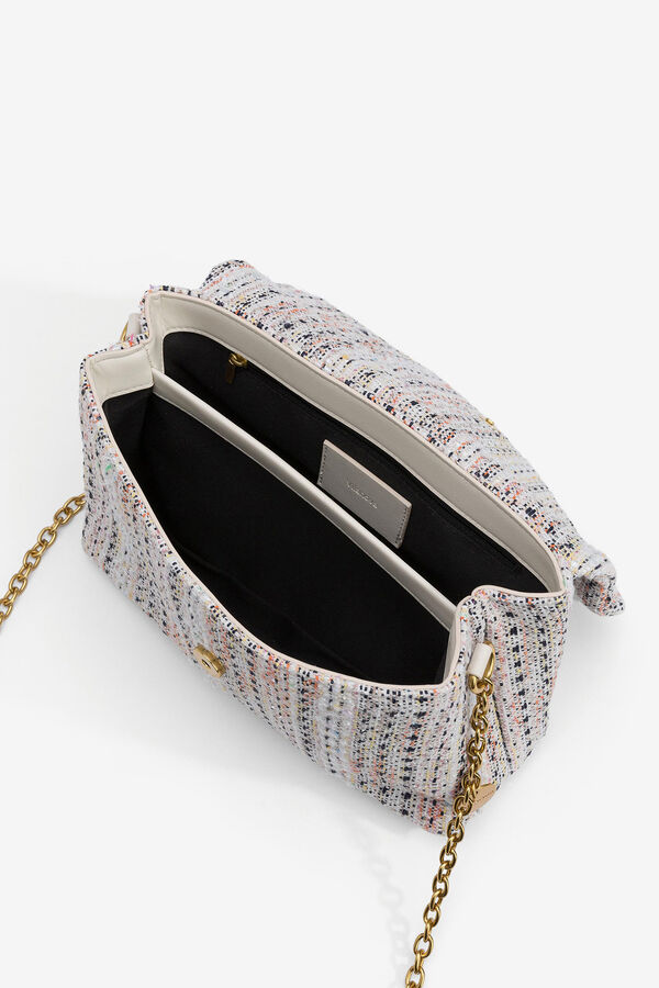 Vilanova Tweed crossbody bag grey