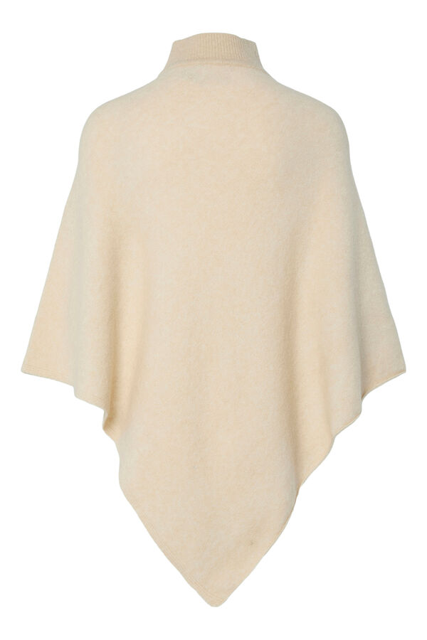 Pieces Poncho con cuello gris
