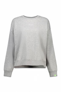 HI&BYE Sudadera felpa gris logo