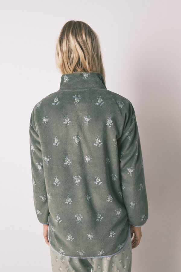 Women'secret Kućni ogrtač od cvetnog flisa Print