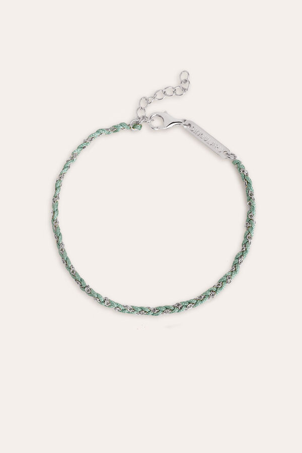 Womensecret Silver Yarn Turquoise bracelet grey