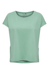 Womensecret Camiseta manga corta deportiva verde