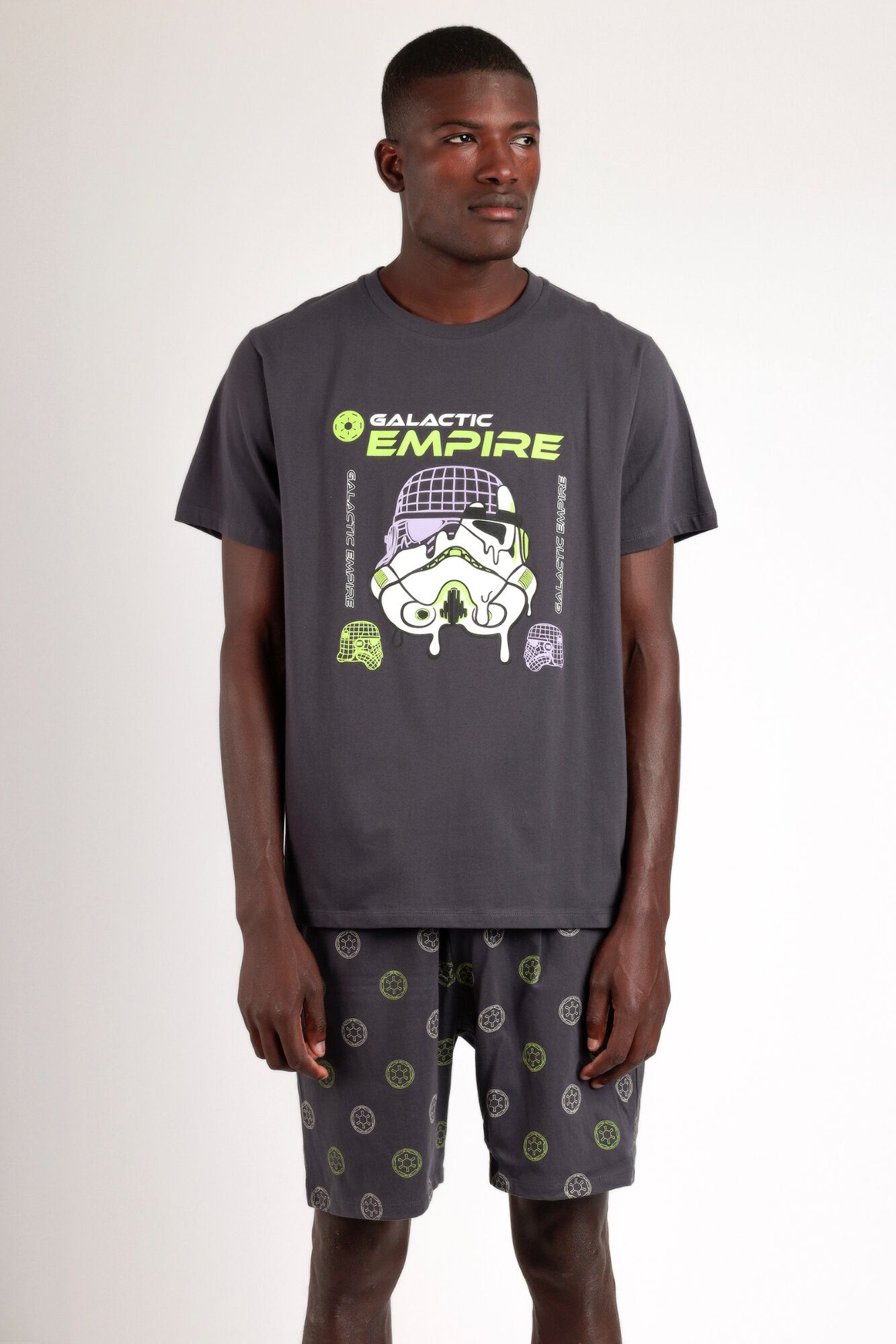 Admas Pijama corto neon Star Wars imperio