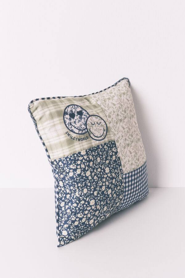 Women'secret Smajli raznobojni jastuk sa pačvorkom Print