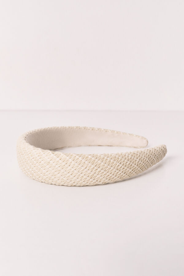 Women'secret Bandolete em r&aacute;fia natural cru