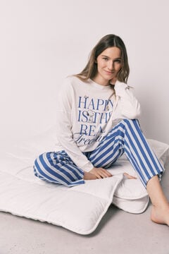 Women'secret Pamučna duga pidžama Snoopy Happy