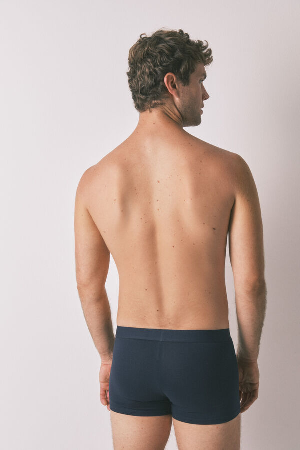 Women'secret Pacote de 2 boxers riscas azuis azul