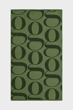 Gisela Toalha estampado jacquard logo