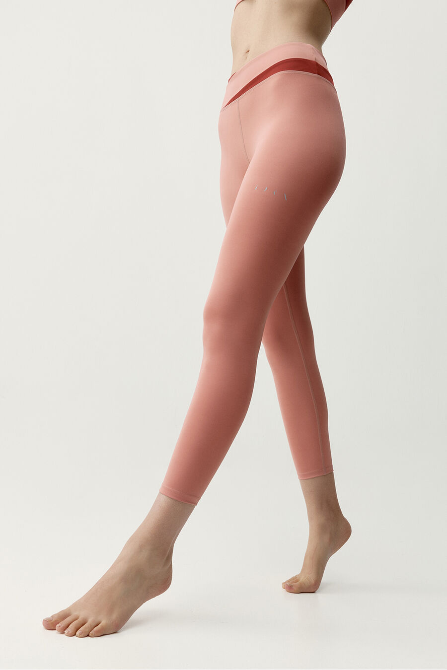 Leggings deportivos Kate coral/rojo