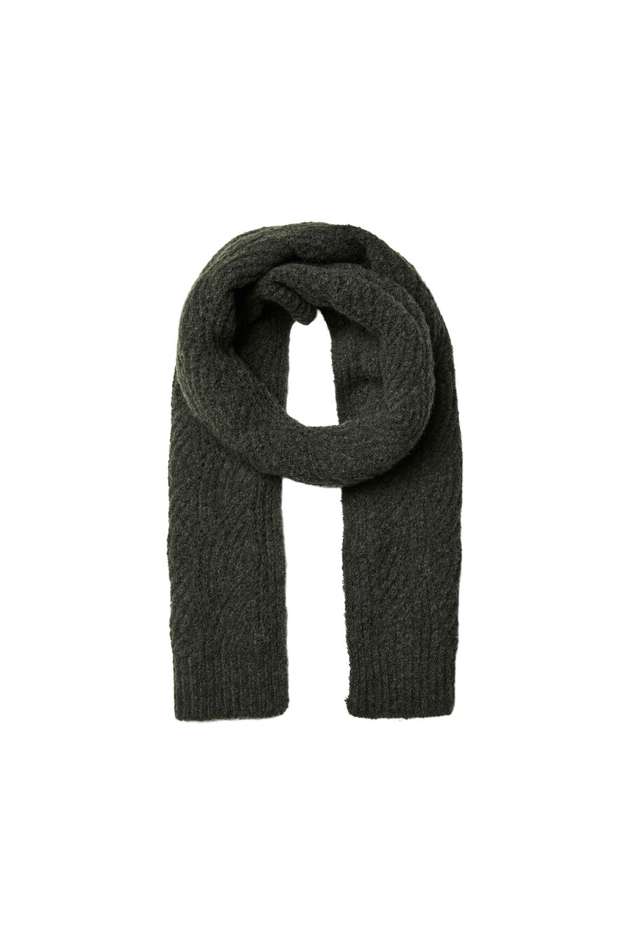 Bufanda larga estructurada