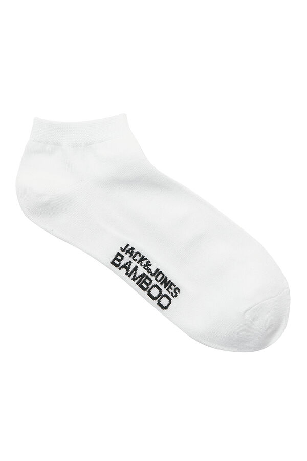 Jack & Jones 3er-Pack Bambus-Socken Wei&szlig;