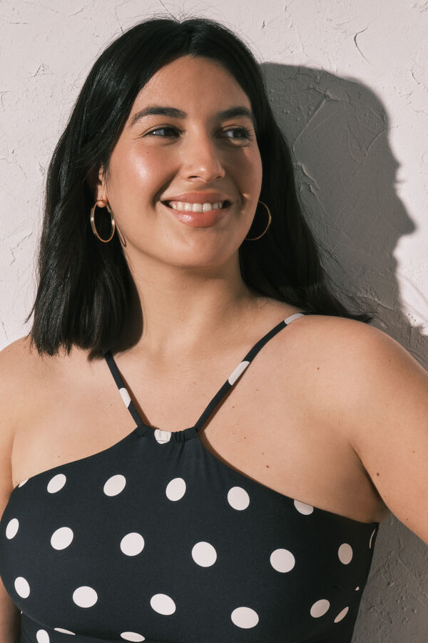 Women'secret Crni kupaći kostim sa tufnama za oblikovanje Crna