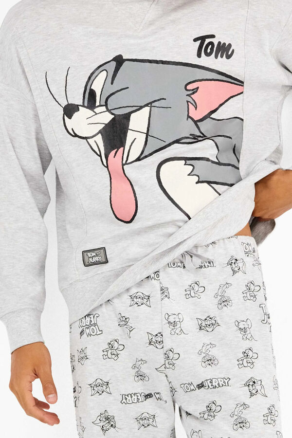 Gisela Tom & Jerry f&eacute;rfi pizsama interlock k&ouml;t&ouml;tt anyagb&oacute;l sz&uuml;rke
