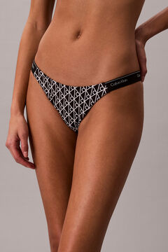 Calvin Klein Braga de bikini cadera estampada
