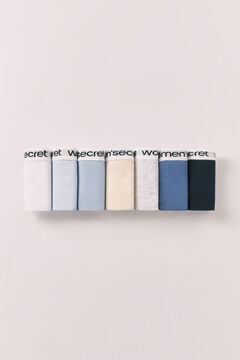 Women'secret Pack 7 tangas algod&oacute;n lisas logo
