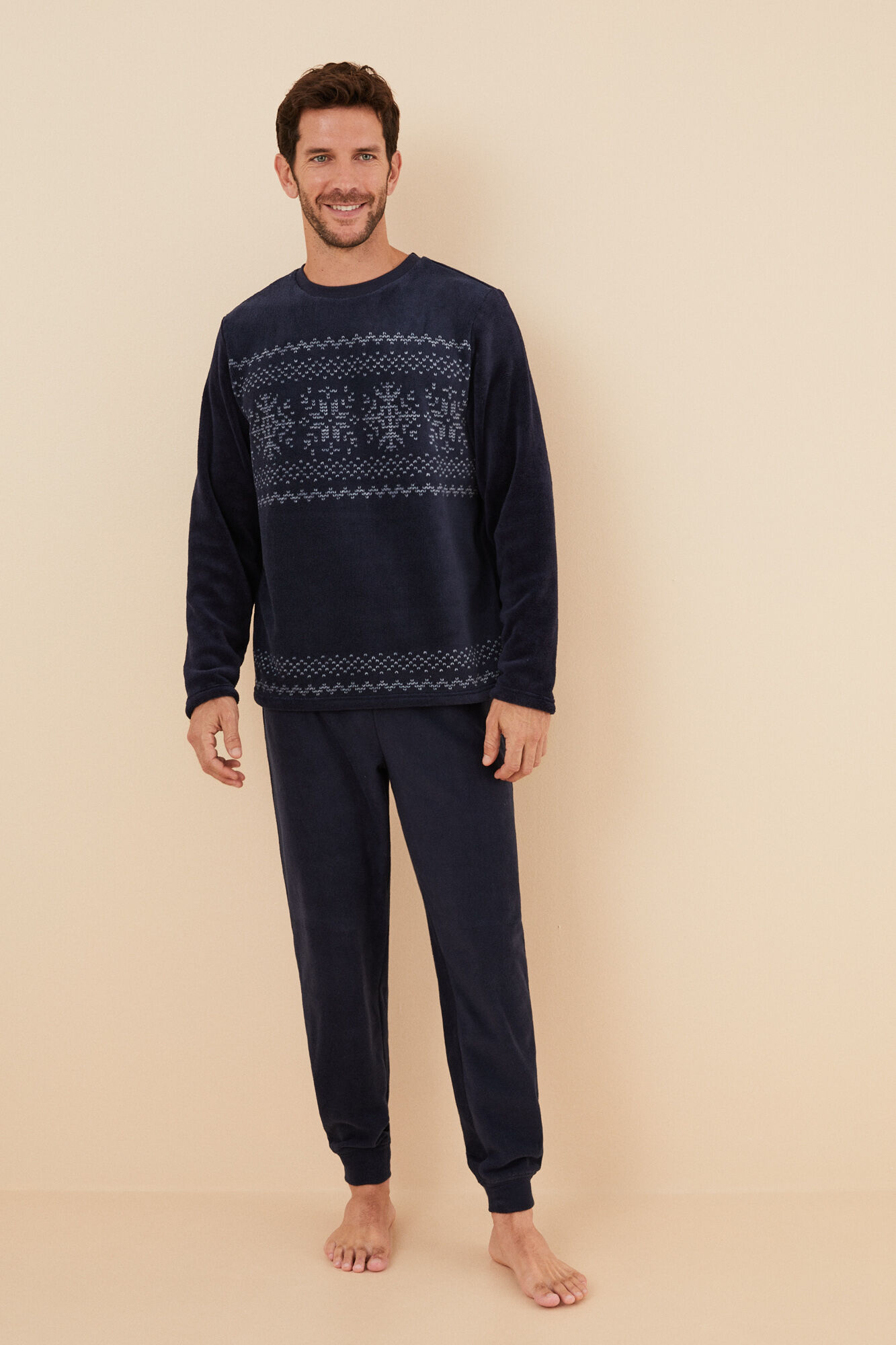 Soft cheap fleece pyjamas