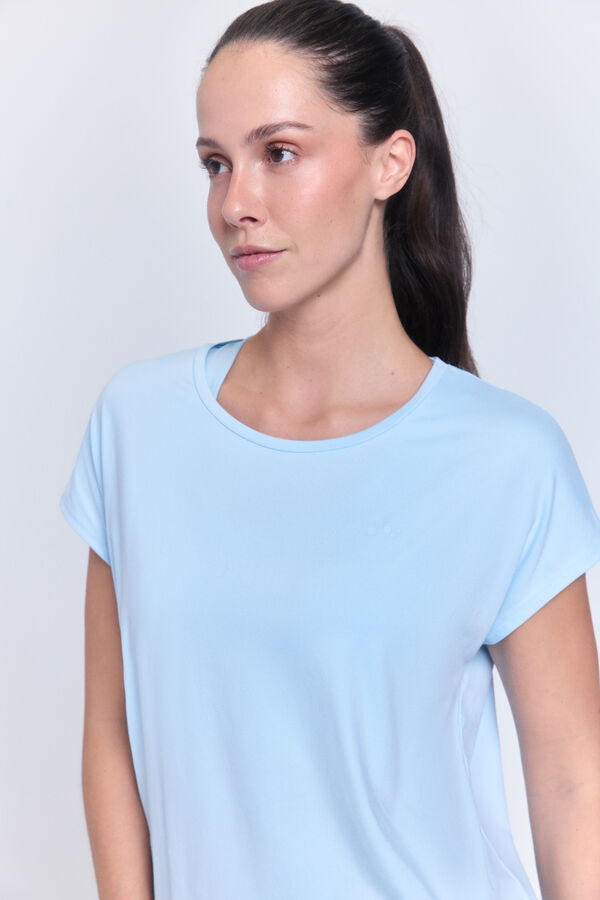 Only Play Camiseta manga corta soft turquesa