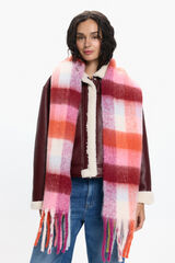 Pieces Bufanda Larga Colores Flecos verde