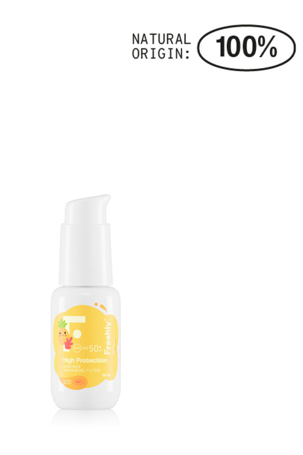 Freshly Cosmetics Protector solar mineral SPF 50+ estampado