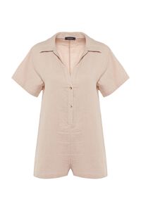 Trendyol Mono mini de muselina corte relajado