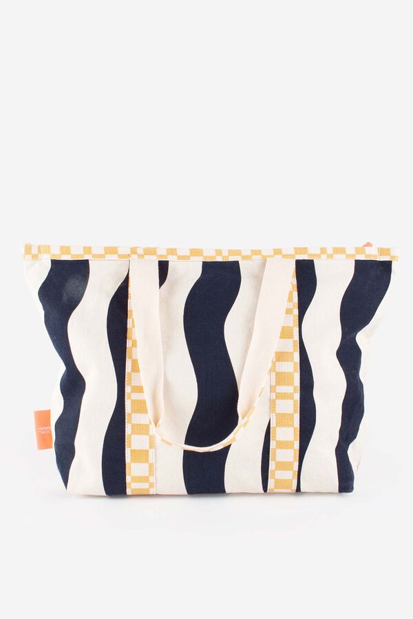 Victoria Bolso shopper lona azul